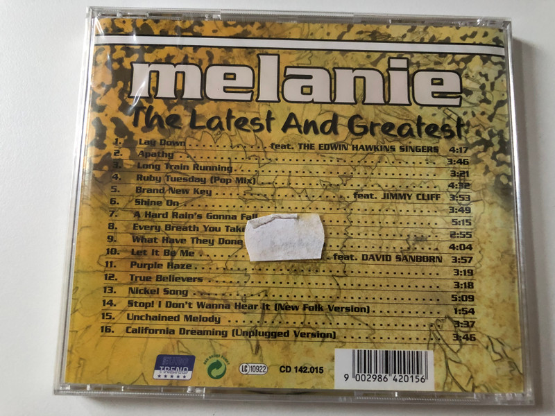 Melanie - The Latest and Greatest / Eurotrend Audio CD 2004