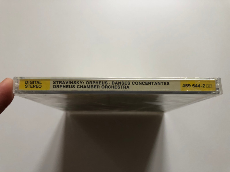 Stravinsky - Orpheus, Danses, Concertantes - Orpheus Chamber Orchestra / Deutsche Grammophon Audio CD 1999 Stereo / 459 644-2