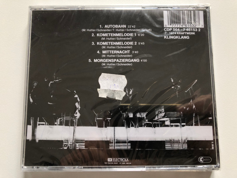Kraftwerk – Autobahn / Kling Klang Audio CD / CDP 564-7 46153 2