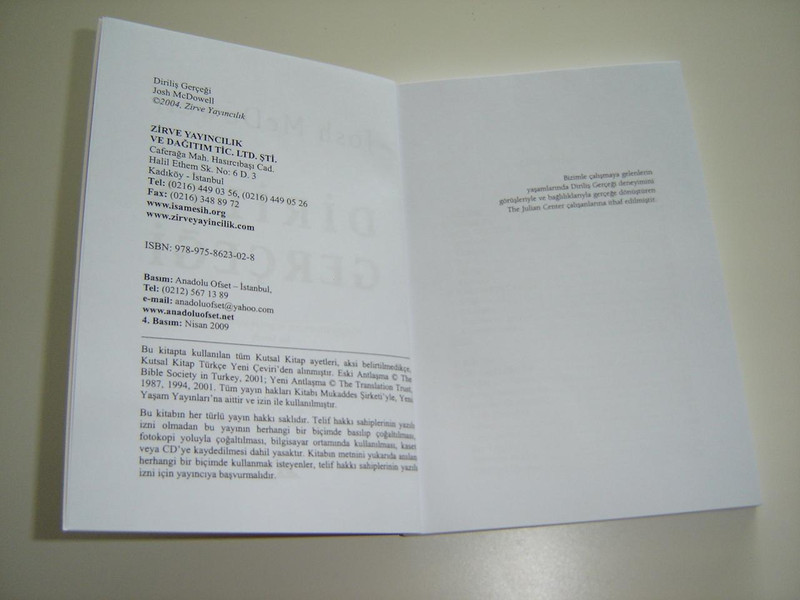 Dirilis Gercegi / Resurrection Truth / by Josh McDowell / TURKISH Language EDITION