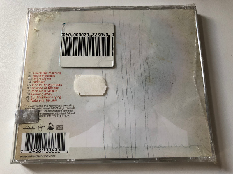Richard Ashcroft – Human Conditions  Hut Recordings CD Audio 2002 (724381338322)