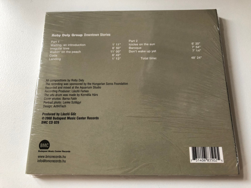 Roby Dely Group - DOWNTOWN STORIES  BMC Records CD Audio 2000 (731406835025)