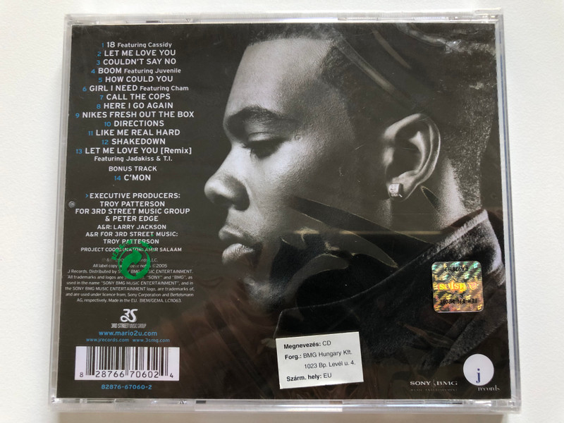 Mario – Turning Point / J Records Audio CD 2004 / 82876-67060-2