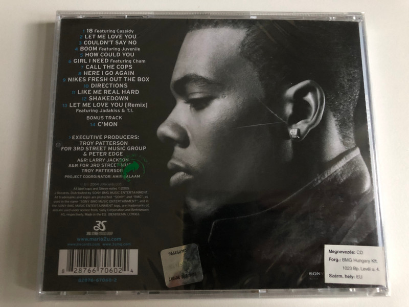 Mario – Turning Point / J Records Audio CD 2004 / 82876-67060-2
