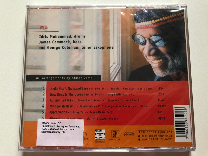 Ahmad Jamal – À L'Olympia / 70th Birthday Ahmad Jamal - G. Coleman, I. Muhammad, J. Cammack / Dreyfus Jazz Audio CD 2001 / FDM 36629-2