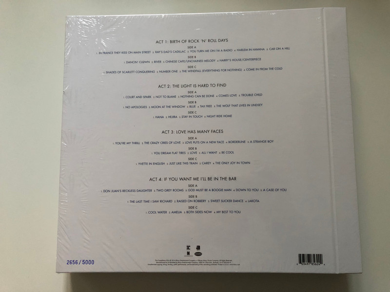 Joni Mitchell – Love Has Many Faces (A Quartet, A Ballet, Waiting To Be Danced) / A New Collection About Love (And The Lack Of It) Curated by Joni Mitchell / Rhino Records 8x LP 2014 / R1 544846