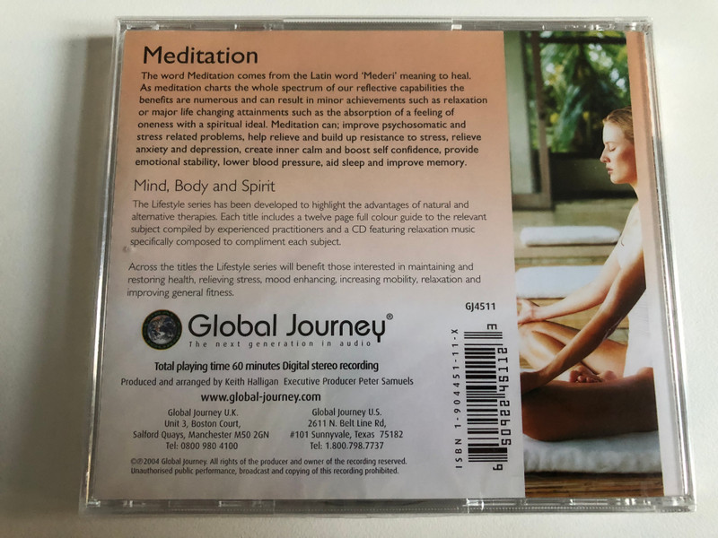 Lifestyle Wellbeing - Meditation  Global Journey Audio CD 2008