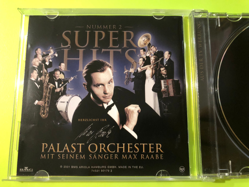  Palast Orchester Mit Seinem Sänger Max Raabe – Super Hits Nummer 2 / RCA CD Audio 2002