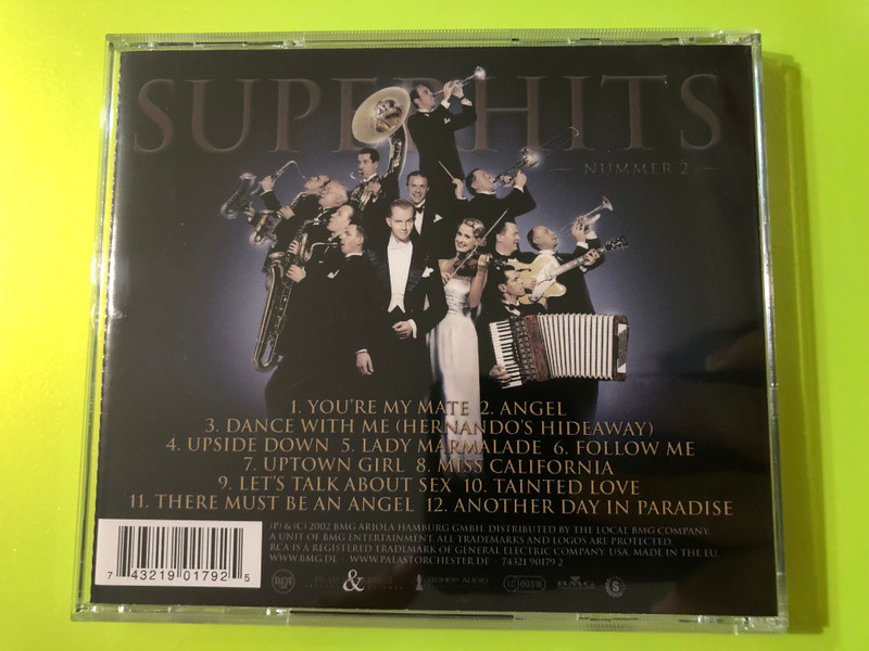  Palast Orchester Mit Seinem Sänger Max Raabe – Super Hits Nummer 2 / RCA CD Audio 2002