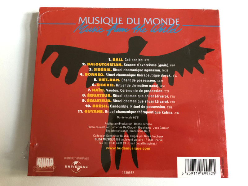 Chamanes Et Possédés = Shamans And Possessed / Buda Records Audio CD 2003