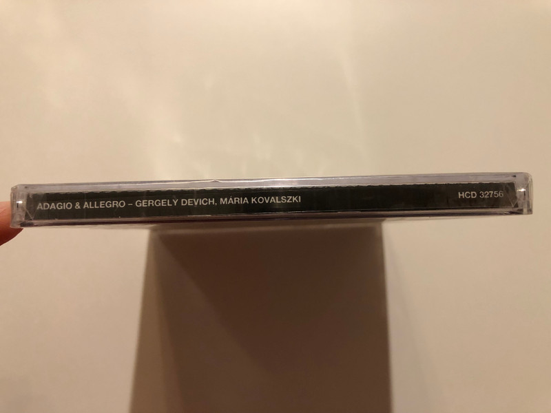 Adagio & Allegro - Gergely Devich With Maria Kovalszki / Hungaroton Audio CD 2015 / HCD 32756