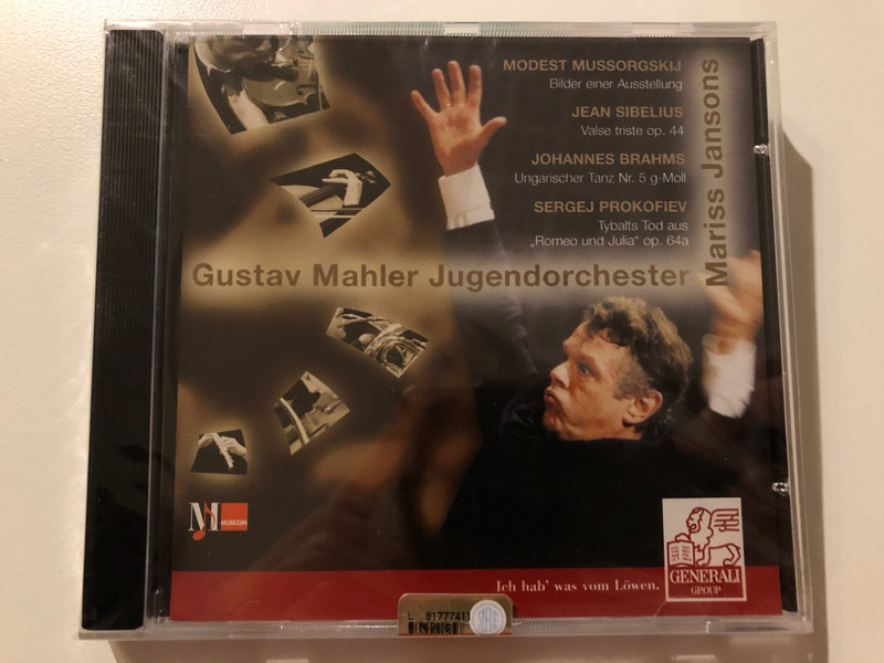 Gustav Mahler Jugendorchester / Modest Mussorgskij: Bilder einer Ausstellung, Jean Sibelius: Valse Triste Op.44, Johannes Brahms: Ungarischer Tanz Nr. 5 G-Moll, Sergei Prokofiev / Musicom Audio CD 2001 / MC 0108