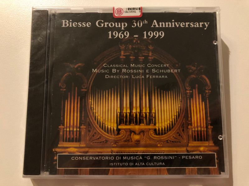 Biesse Group 30th Anniversary 1969-1999 / Classical Music Concert / Music By Rossini E Schubert / Director: Luca Ferrara / Conservatorio Di Musica ''G. Rossini'' - Pesaro, Istituto Di Alta Cultura / Extempo Audio CD 1999