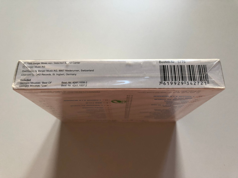 Georges Moustaki - Le Meteque, Nous Voullons, Le Temps De Vivre, Ma Liberte, Ma Solitude, La Marche De Sacco Et Vanzetti, and many more! / ''Best Of'' / Berger Music 2x Audio CD 1999 / 5775