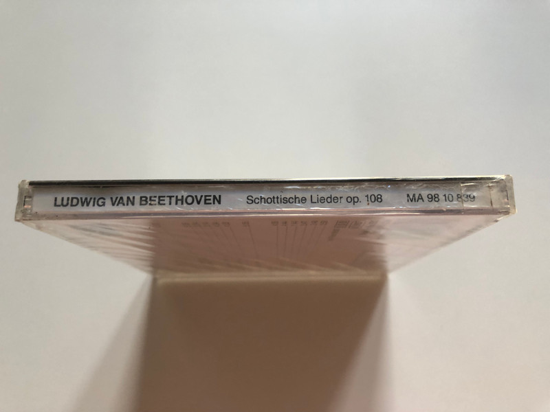 Ludwig Van Beethoven - Schottische Lieder op. 108 - Klaviertrio in einem Satz, WoO 39, Rondo C-dur, op. 51 Nr. 1 / Klaus Mertens - bariton, Daniel Sepec - violine, Jaap ter Linden / New Classical Adventure Audio CD 1998 / MA 98 10 839 