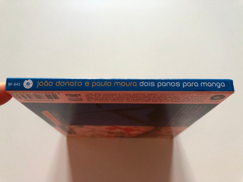 João Donato E Paulo Moura – Dois Panos Para Manga / Biscoito Fino Audio CD 2006 / BF-643