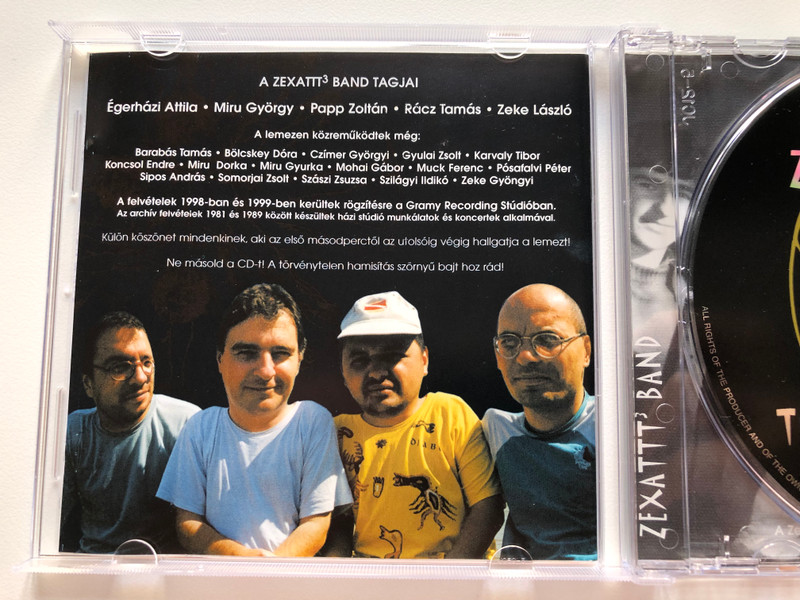 Teljes Agyfogyatkozás - Zexattt³ Band / Whiskys Rabló, Szörpember, Elmebeteg Blues, Begemótcsik, Jószagú Szemű, Pissoir, Majzik stb. / Audio CD 1999 / GR-016