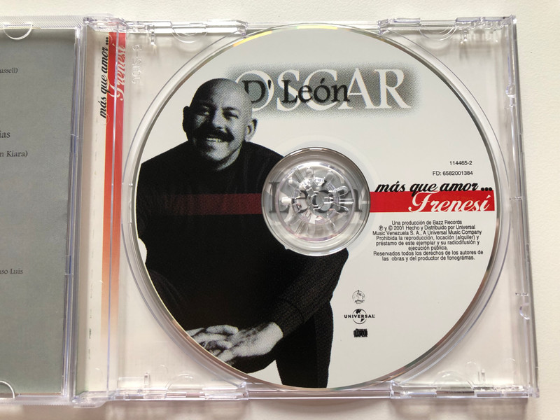Oscar D' León – Más Que Amor... Frenesí / Universal Audio CD 2001 / 114465-2