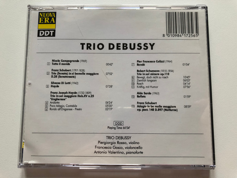 Trio Debussy / Nuova Era Records Audio CD 1996 / 7256