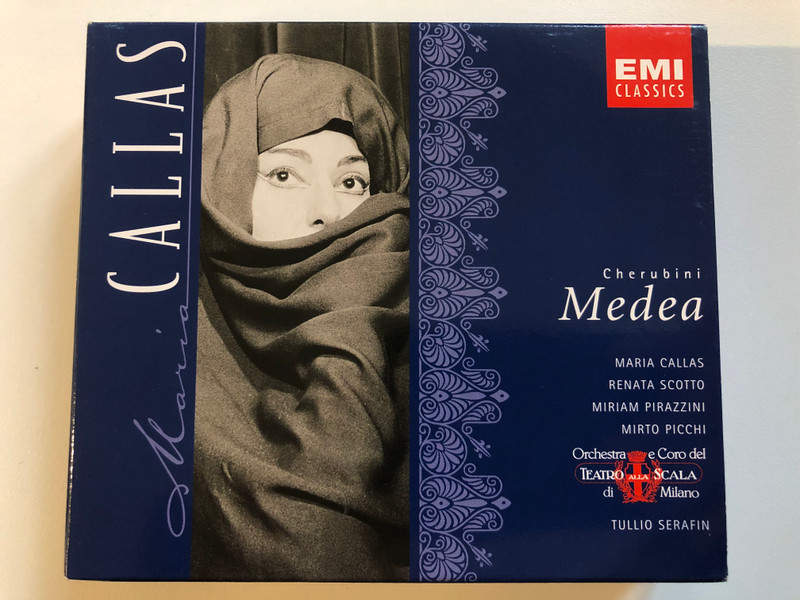 Cherubini - Medea / Maria Callas, Renata Scotto, Miriam Pirazzini, Mirto Picchi, Orchestra E Coro Del Teatro Alla Scala Di Milano, Tullio Serafin / EMI Classics 2x Audio CD 1997 Stereo / 724356643529