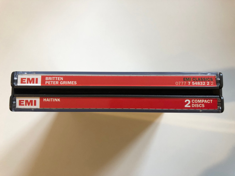 Britten - Peter Grimes - Anthony Rolfe Johnson, Felicity Lott, Thomas Allen, Chorus & Orchestra Of The Royal Opera House, Covent Garden, Bernard Haitink ‎/ EMI Classics 2x Audio CD 1993 Stereo / CDS 7 54832 2 2