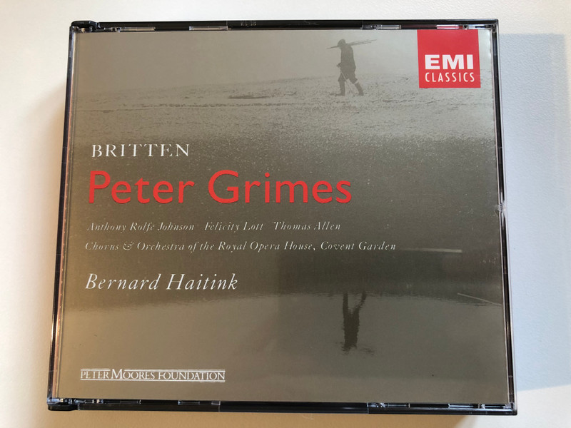 Britten - Peter Grimes - Anthony Rolfe Johnson, Felicity Lott, Thomas Allen, Chorus & Orchestra Of The Royal Opera House, Covent Garden, Bernard Haitink ‎/ EMI Classics 2x Audio CD 1993 Stereo / CDS 7 54832 2 2
