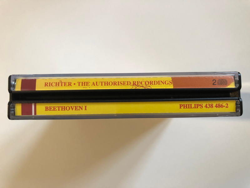 Richter - The Authorised Recordings - Beethoven I / Philips Digital Classics / Philips 2x Audio CD 1994 / 438 486-2