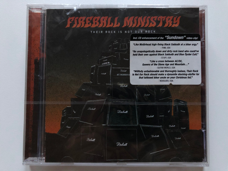 Fireball Ministry – Their Rock Is Not Our Rock / Incl. CD enhancement of the 'Sundown' video-clip! / Century Media Audio CD 2005 / 77474-2