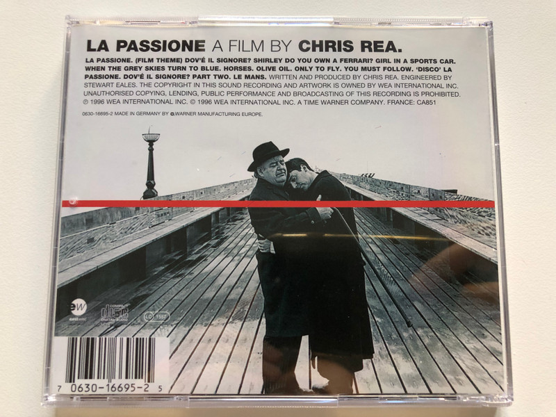 Chris Rea – La Passione / EastWest Audio CD 1996 / 0630-16695-2