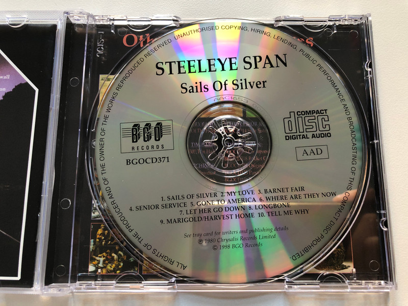 Steeleye Span – Sails Of Silver / BGO Records Audio CD 1998