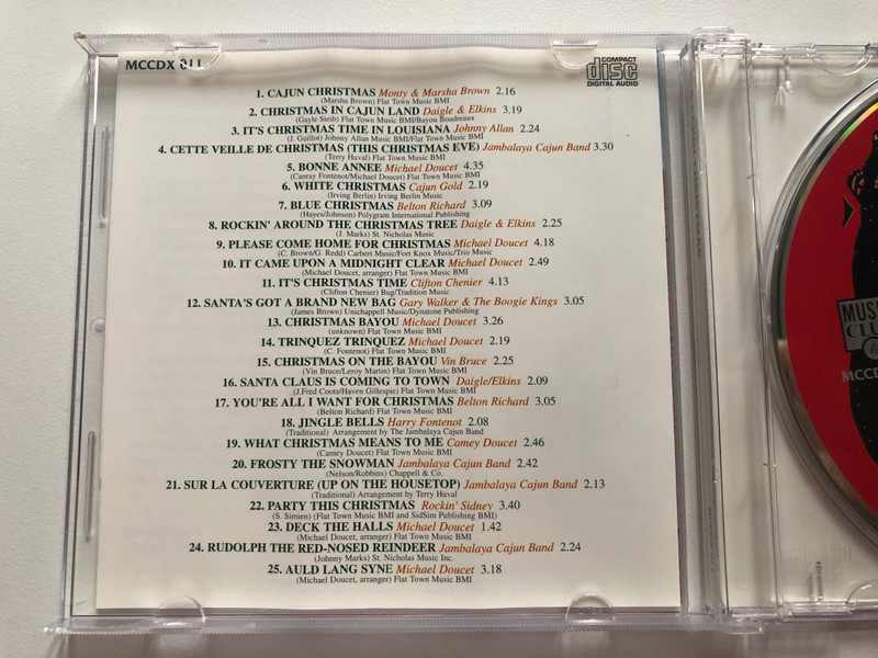 Various – A Cajun Christmas - 25 Seasonal Stomps From The Swamps  Music Club CD Audio 1995 (5014797860117)