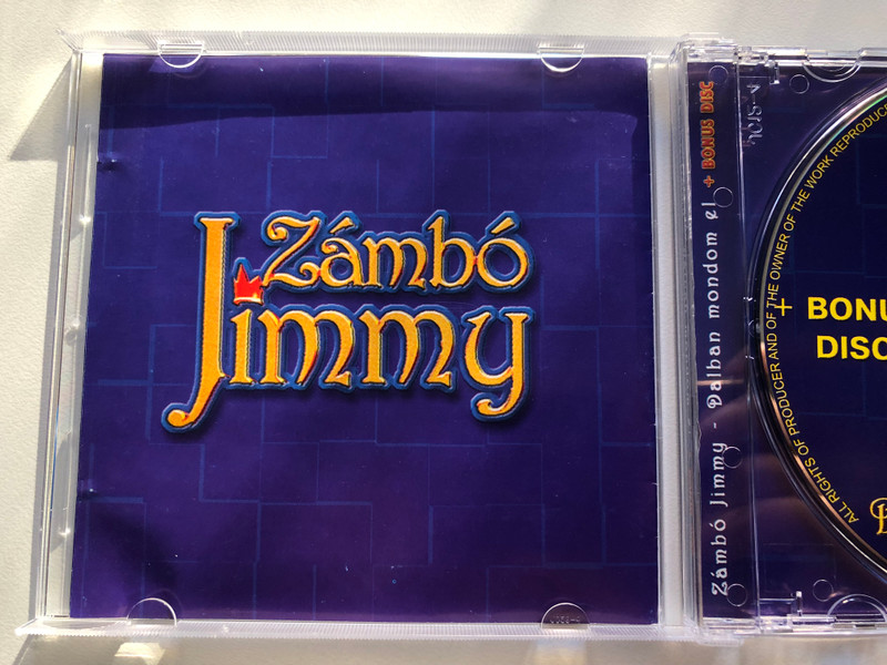 Zambo Jimmy - Dalban mondom el + Bonus Disc / Magneoton 2x Audio CD 2001 / 0077779750627