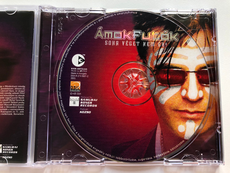 Ámokfutók ‎– Soha Véget Nem Ér! / Including Hits: Maradj Velem, Soha Véget Nem Ér, Te Vagy Minden Álmom / DSH Records Audio CD 2003 / DSH-R-374 0001-2