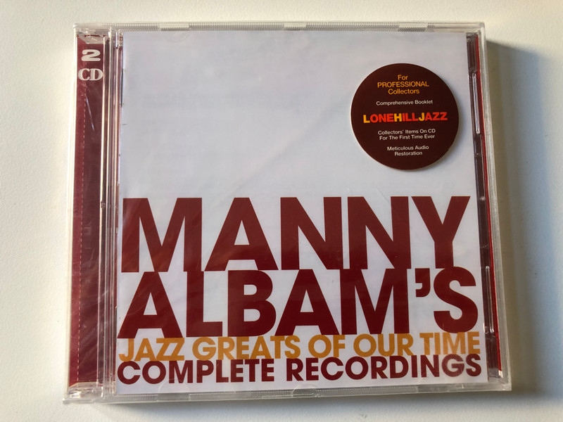 Manny Albam – Jazz Greats Of Our Time - Complete Recordings / Lone Hill Jazz 2x Audio CD 2004 / LHJ10118