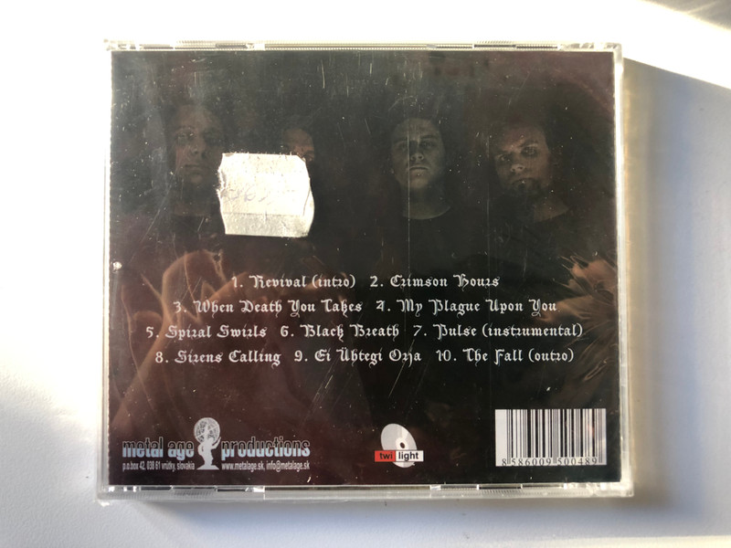 Manatark – Crimson Hours / Metal Age Productions Audio CD 2006 / map061