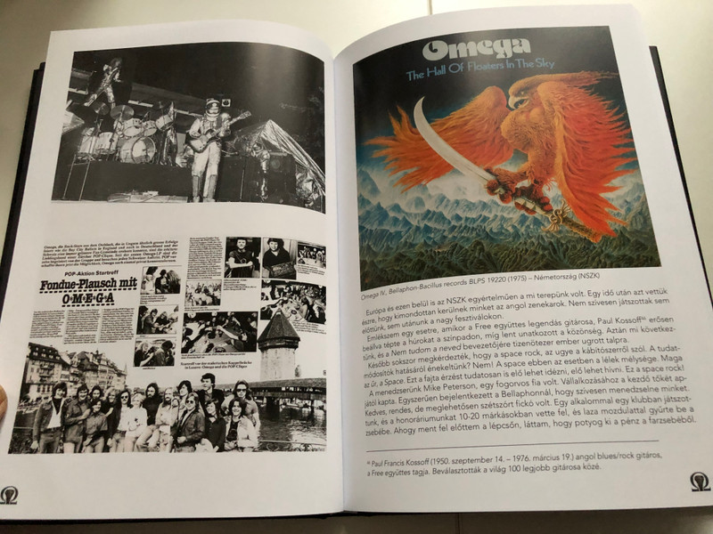 Omega a gitár mögül by Molnár György - Tóth Péter / Ahány kép, annyi történet / Omega band behind the scenes book / Alexandra kiadó / Hardcover (9789635822423)