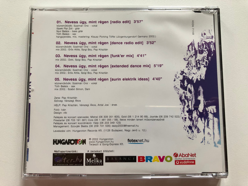 Help – Nevess Úgy, Mint Régen / Hungaroton Audio CD 2002 / HCDS 71149