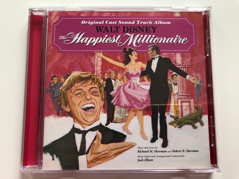 Original Cast Sound Track Album - Walt Disney - The Happiest Millionaire / Music and Lyric by Richard M. Sherman and Robert B. Sherman / Music Supervised, Arranged and Conducted by Jack Elliott / Buena Vista Records Audio CD 2002 / 5099921610028