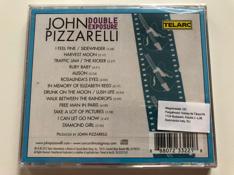 John Pizzarelli – Double Exposure / Telarc Audio CD 2012 / TEL-33221-02
