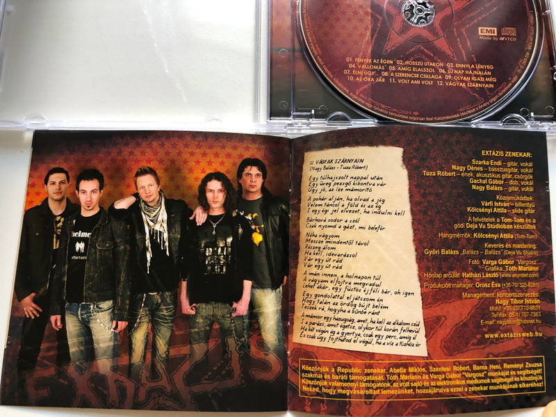 Extázis – Ennyi A Lényeg / EMI Audio CD 2009 / 695857 2