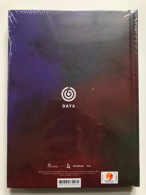 The Book Of Us: Entropy - Day6 3rd Regular Album / JYP Entertainment Audio CD 2019 / JYPK 1101