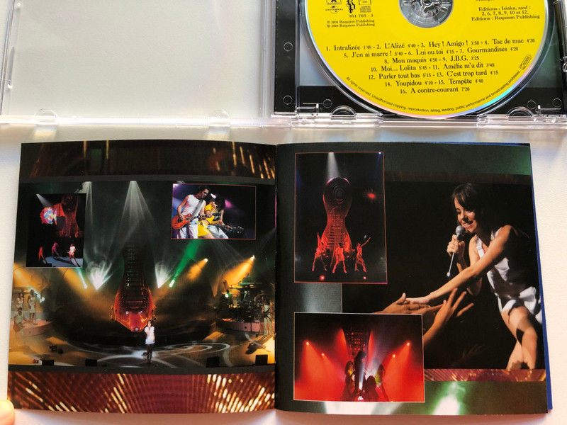 Alizée – En Concert / Polydor Audio CD 2004 / 981 703 - 3