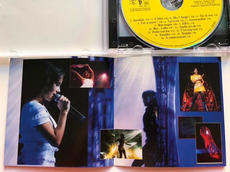 Alizée – En Concert / Polydor Audio CD 2004 / 981 703 - 3