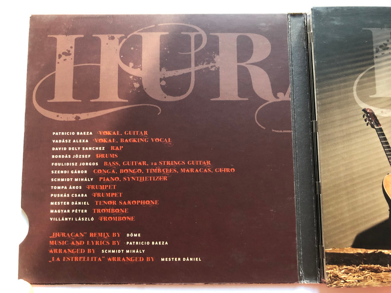 Patricio Baeza - Huracan / Hunnia Audio CD 2009 / HRCD 908