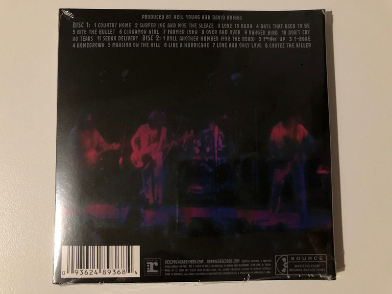 Neil Young With Crazy Horse – Way Down In The Rust Bucket / Reprise Records 2x Audio CD 2020 / 093624893684