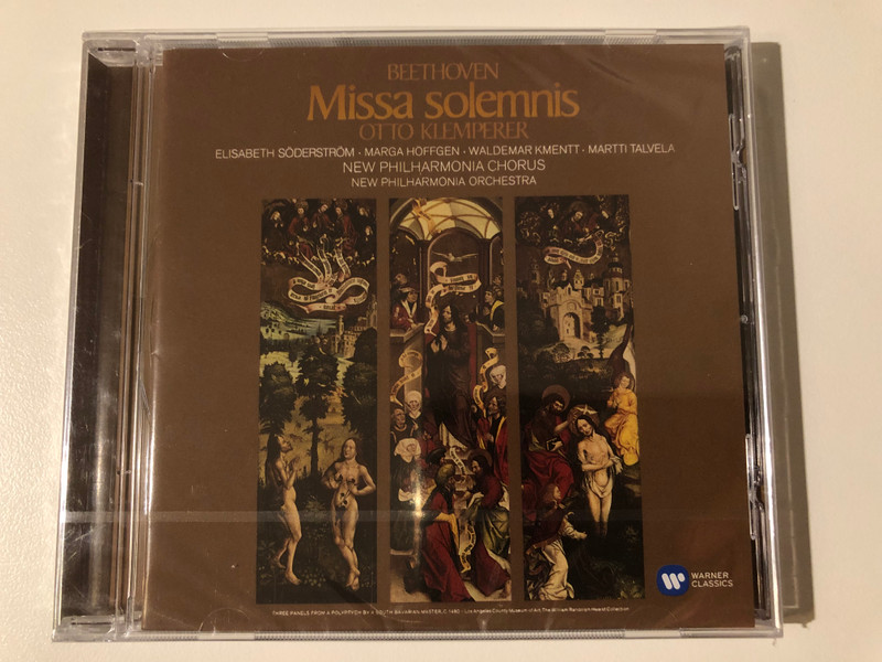 Beethoven: Missa solemnis - Otto Klemperer / Elisabeth Søderstrøm, Marga Höffgen, Waldemar Kmentt, Martti Talvela / New Philharmonia Chorus, New Philharmonia Orchestra / Warner Classics Audio CD 2015 / 0724356754621
