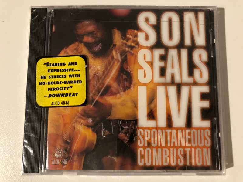 Son Seals – Live (Spontaneous Combustion) / Alligator Records Audio CD 1996 / ALCD 4846
