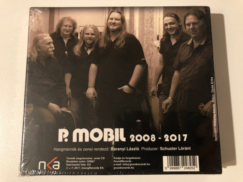 P. Mobil – 2008-2017 / Nagy P. sorozat / 3 CD + 24 oldalas Booklet / GrundRecords 3x Audio CD 2017 / GR087
