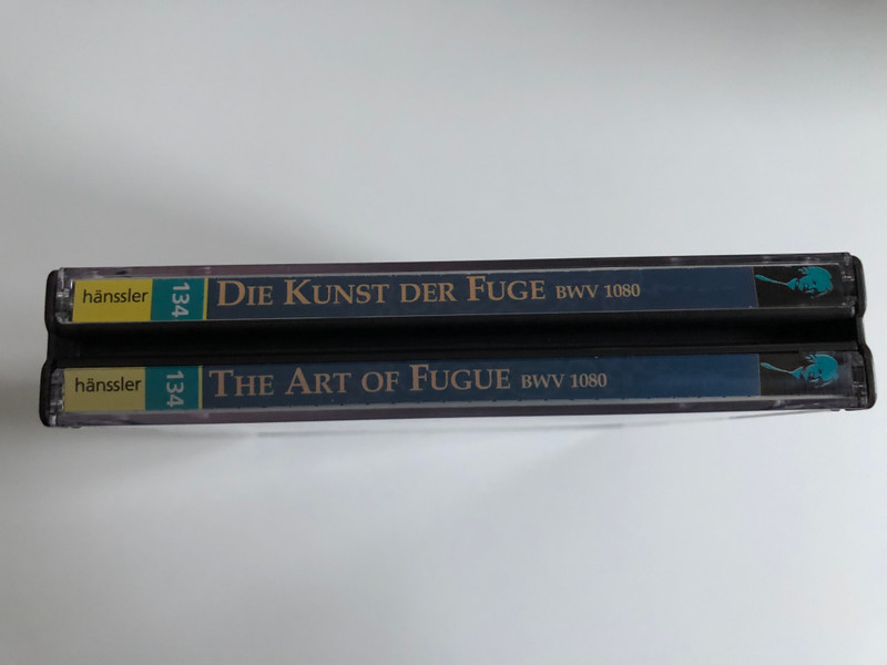 Johann Sebastian Bach - The Art Of Fugue BWV 1080 - Robert Hill (harpsichord) / Hänssler Edition Bachakademie 2x Audio CD 1998 / CD 92.134