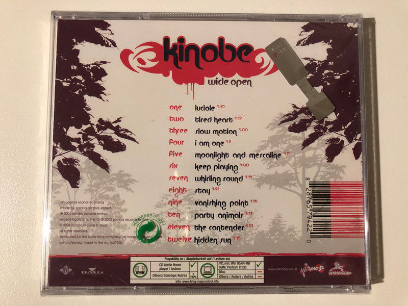 Kinobe – Wide Open / Jive Audio CD 2004 / 82876579422